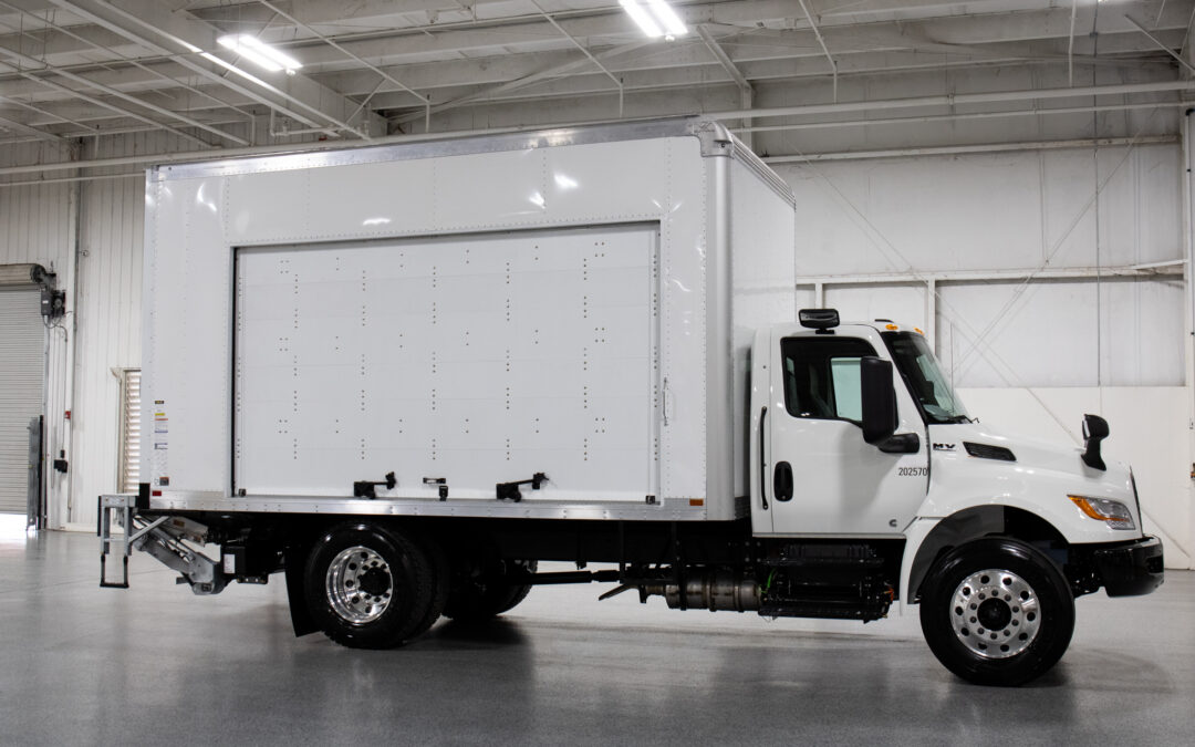 International MV607 High Cube Van Body